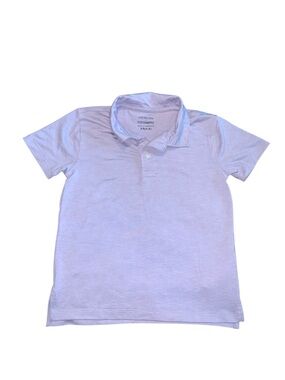 Crewcuts Performance Polo Shirt Kids XS 4-5 Lavender Purple Stretch